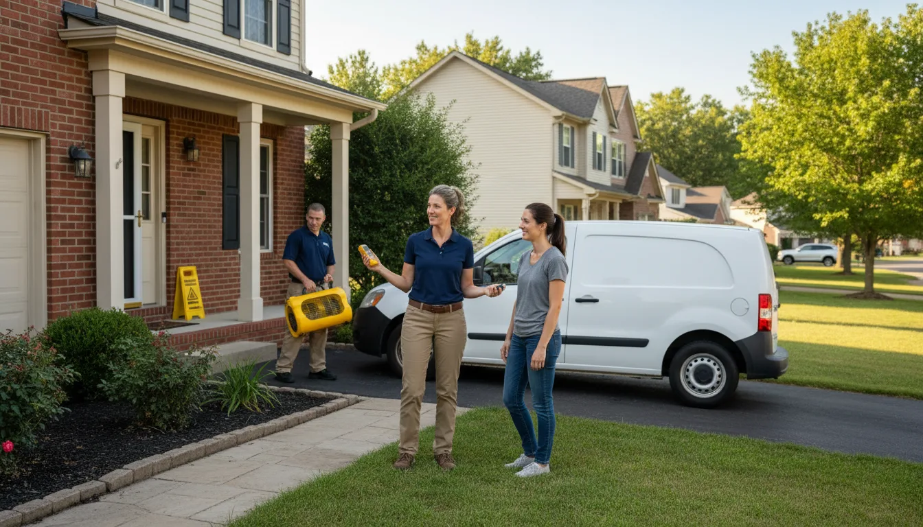 Residential water damage restoration in Malta, ID